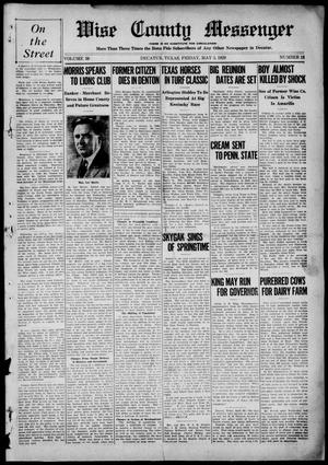 Wise County Messenger (Decatur, Tex.), Vol. 50, No. 18, Ed. 1 Friday, May 3, 1929