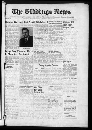 The Giddings News (Giddings, Tex.), Vol. 68, No. 18, Ed. 1 Thursday, April 11, 1957