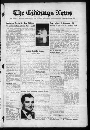 The Giddings News (Giddings, Tex.), Vol. 68, No. 30, Ed. 1 Thursday, July 4, 1957