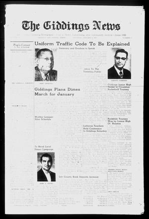 The Giddings News (Giddings, Tex.), Vol. 69, No. 6, Ed. 1 Thursday, January 9, 1958
