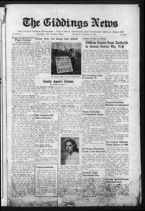 The Giddings News (Giddings, Tex.), Vol. 69, No. 9, Ed. 1 Thursday, January 16, 1958
