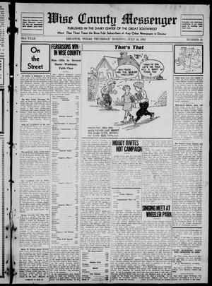 Wise County Messenger (Decatur, Tex.), Vol. 53, No. 31, Ed. 1 Thursday, July 28, 1932