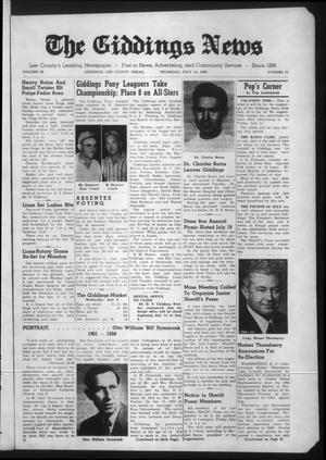 The Giddings News (Giddings, Tex.), Vol. 69, No. 33, Ed. 1 Thursday, July 10, 1958