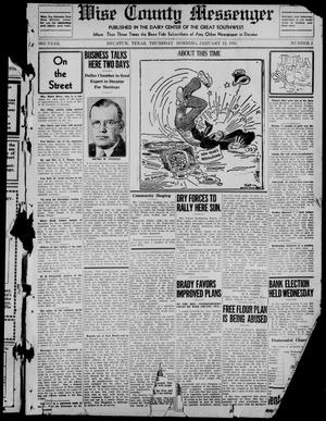 Wise County Messenger (Decatur, Tex.), Vol. 50, No. 2, Ed. 1 Thursday, January 12, 1933