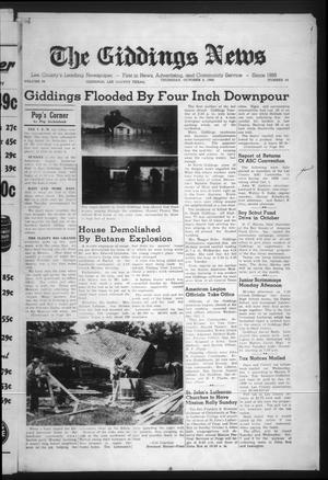 The Giddings News (Giddings, Tex.), Vol. 69, No. 45, Ed. 1 Thursday, October 2, 1958