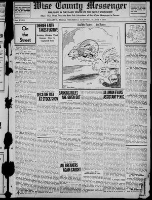 Wise County Messenger (Decatur, Tex.), Vol. 53, No. 10, Ed. 1 Thursday, March 9, 1933