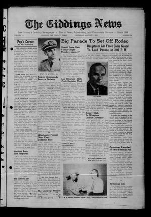 The Giddings News (Giddings, Tex.), Vol. 70, No. 38, Ed. 1 Thursday, August 6, 1959