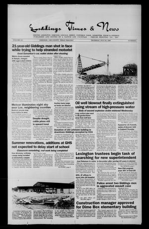 Giddings Times & News (Giddings, Tex.), Vol. 107, No. 6, Ed. 1 Thursday, July 25, 1996