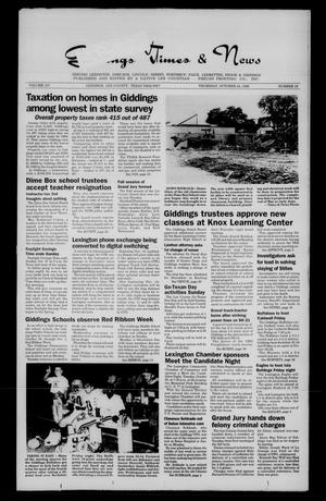 Giddings Times & News (Giddings, Tex.), Vol. 107, No. 19, Ed. 1 Thursday, October 24, 1996