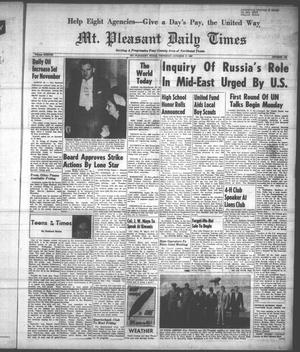 Mt. Pleasant Daily Times (Mount Pleasant, Tex.), Vol. 38, No. 148, Ed. 1 Thursday, October 17, 1957
