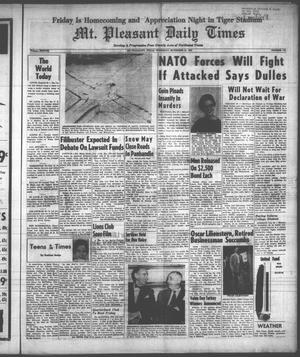 Mt. Pleasant Daily Times (Mount Pleasant, Tex.), Vol. 38, No. 173, Ed. 1 Thursday, November 21, 1957