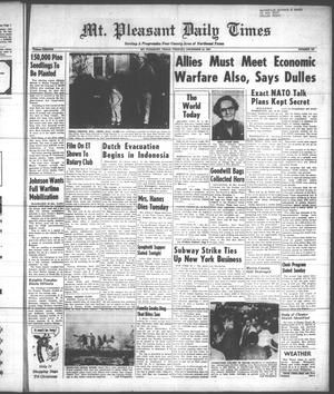 Mt. Pleasant Daily Times (Mount Pleasant, Tex.), Vol. 38, No. 185, Ed. 1 Tuesday, December 10, 1957