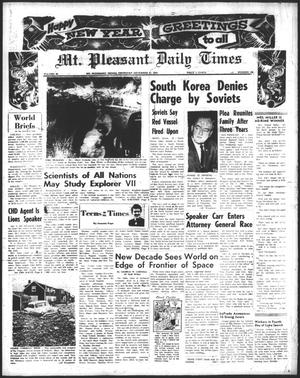 Mt. Pleasant Daily Times (Mount Pleasant, Tex.), Vol. 40, No. 196, Ed. 1 Thursday, December 31, 1959