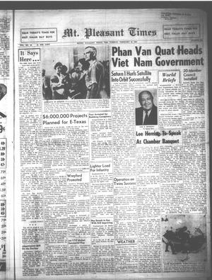 Mt. Pleasant Times (Mount Pleasant, Tex.), Vol. 45, No. 247, Ed. 1 Tuesday, February 16, 1965