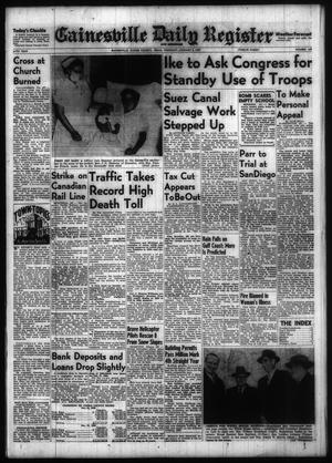 Gainesville Daily Register and Messenger (Gainesville, Tex.), Vol. 67, No. 109, Ed. 1 Thursday, January 3, 1957