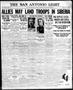 Thumbnail image of item number 1 in: 'The San Antonio Light (San Antonio, Tex.), Vol. 38, No. 42, Ed. 1 Sunday, March 3, 1918'.