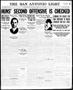 Thumbnail image of item number 1 in: 'The San Antonio Light (San Antonio, Tex.), Vol. 38, No. 86, Ed. 1 Monday, April 15, 1918'.
