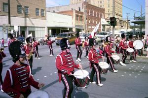 [The Mineral Wells High School Band in the Bicentennial Parade]