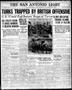 Thumbnail image of item number 1 in: 'The San Antonio Light (San Antonio, Tex.), Vol. 38, No. 246, Ed. 1 Sunday, September 22, 1918'.