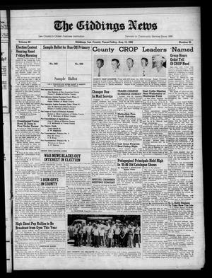 The Giddings News (Giddings, Tex.), Vol. 62, No. 35, Ed. 1 Friday, August 18, 1950