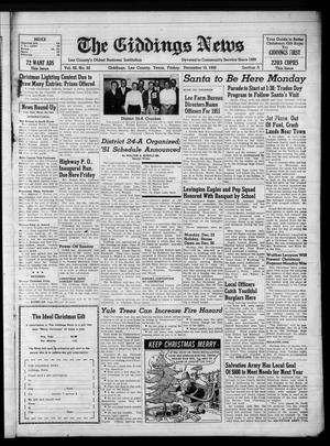 The Giddings News (Giddings, Tex.), Vol. 62, No. 52, Ed. 1 Friday, December 15, 1950