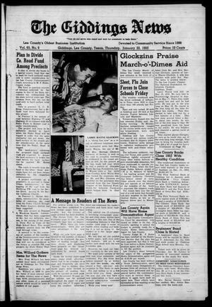 The Giddings News (Giddings, Tex.), Vol. 65, No. 6, Ed. 1 Thursday, January 22, 1953
