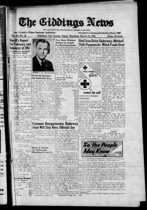 The Giddings News (Giddings, Tex.), Vol. 65, No. 13, Ed. 1 Thursday, March 12, 1953