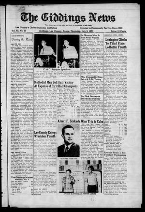 The Giddings News (Giddings, Tex.), Vol. 65, No. 30, Ed. 1 Thursday, July 9, 1953