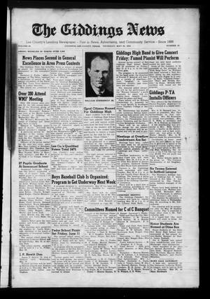 The Giddings News (Giddings, Tex.), Vol. 66, No. 24, Ed. 1 Thursday, May 20, 1954