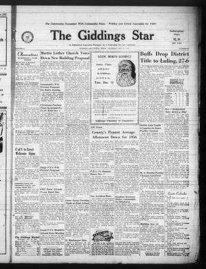 Primary view of object titled 'The Giddings Star (Giddings, Tex.), Vol. 15, No. 34, Ed. 1 Thursday, November 24, 1955'.