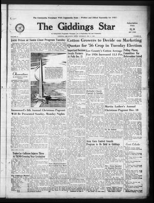 The Giddings Star (Giddings, Tex.), Vol. 15, No. 36, Ed. 1 Thursday, December 8, 1955