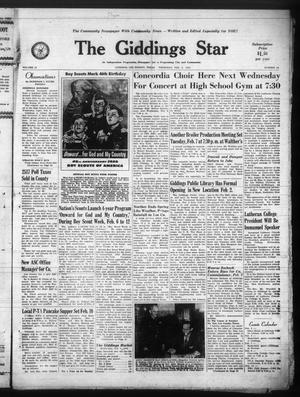 The Giddings Star (Giddings, Tex.), Vol. 15, No. 44, Ed. 1 Thursday, February 2, 1956