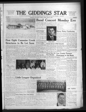 The Giddings Star (Giddings, Tex.), Vol. 17, No. 4, Ed. 1 Thursday, April 25, 1957