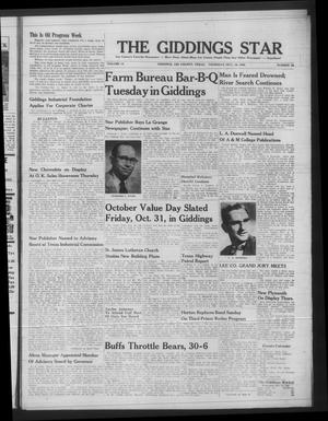 The Giddings Star (Giddings, Tex.), Vol. 19, No. 29, Ed. 1 Thursday, October 16, 1958