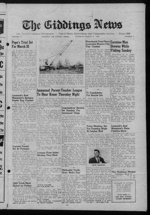 The Giddings News (Giddings, Tex.), Vol. 72, No. 17, Ed. 1 Thursday, March 16, 1961