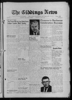 The Giddings News (Giddings, Tex.), Vol. 72, No. 33, Ed. 1 Thursday, July 6, 1961