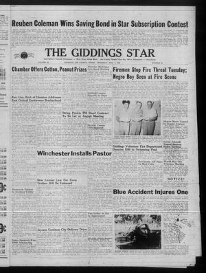 The Giddings Star (Giddings, Tex.), Vol. 22, No. 18, Ed. 1 Thursday, August 3, 1961