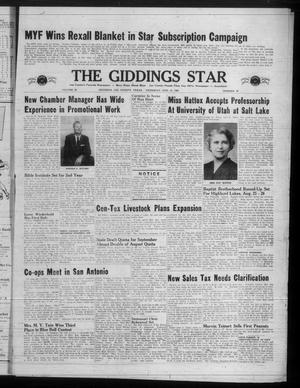 Primary view of object titled 'The Giddings Star (Giddings, Tex.), Vol. 22, No. 20, Ed. 1 Thursday, August 17, 1961'.