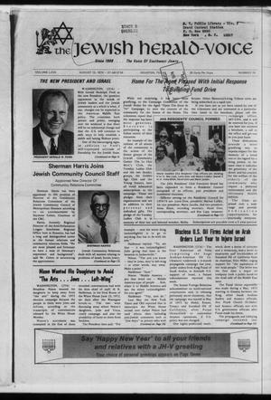 Primary view of object titled 'The Jewish Herald-Voice (Houston, Tex.), Vol. 66, No. 19, Ed. 1 Thursday, August 15, 1974'.