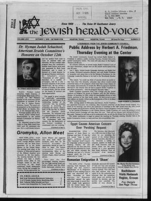 The Jewish Herald-Voice (Houston, Tex.), Vol. 66, No. 27, Ed. 1 Wednesday, October 1, 1975