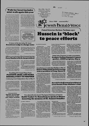 Primary view of object titled 'Jewish Herald-Voice (Houston, Tex.), Vol. 76, No. 4, Ed. 1 Thursday, May 3, 1984'.
