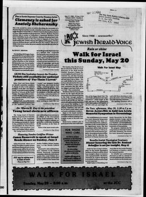 Primary view of object titled 'Jewish Herald-Voice (Houston, Tex.), Vol. 76, No. 6, Ed. 1 Thursday, May 17, 1984'.