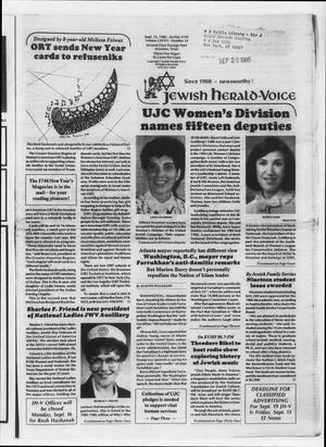 Jewish Herald-Voice (Houston, Tex.), Vol. 77, No. 24, Ed. 1 Thursday, September 12, 1985