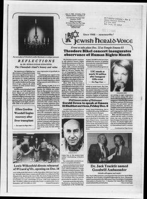 Jewish Herald-Voice (Houston, Tex.), Vol. 77, No. 37, Ed. 1 Thursday, December 5, 1985