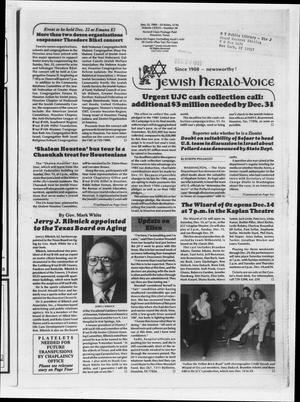 Jewish Herald-Voice (Houston, Tex.), Vol. 77, No. 38, Ed. 1 Thursday, December 12, 1985