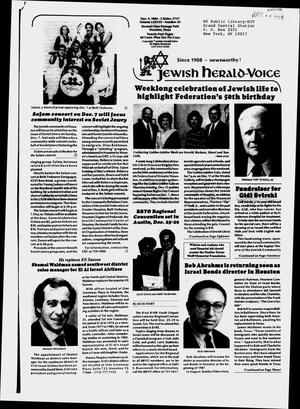Jewish Herald-Voice (Houston, Tex.), Vol. 78, No. 35, Ed. 1 Thursday, December 4, 1986