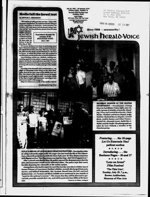 Jewish Herald-Voice (Houston, Tex.), Vol. 79, No. 15, Ed. 1 Thursday, July 16, 1987