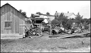Primary view of object titled '[Rebuilding a burned separator]'.