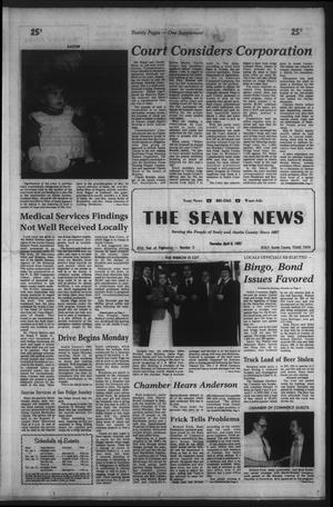 The Sealy News (Sealy, Tex.), Vol. 95, No. 3, Ed. 1 Thursday, April 8, 1982