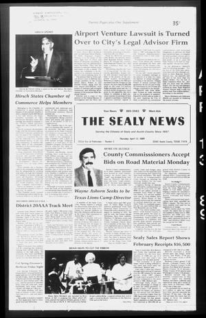 Primary view of object titled 'The Sealy News (Sealy, Tex.), Vol. 102, No. 5, Ed. 1 Thursday, April 13, 1989'.